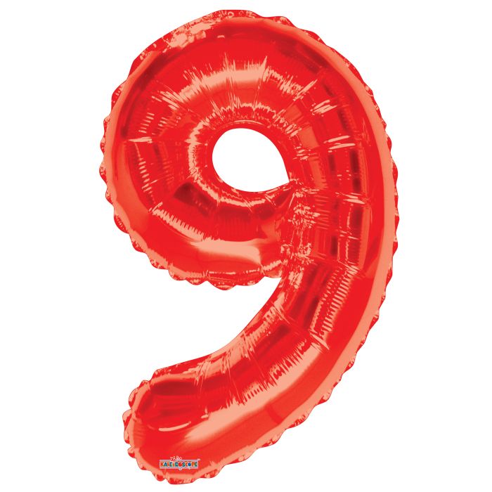 34" Red #9