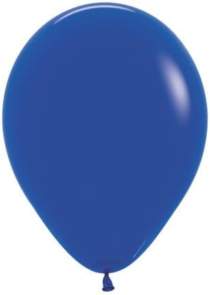 Globo BLUE latex 11" con helio