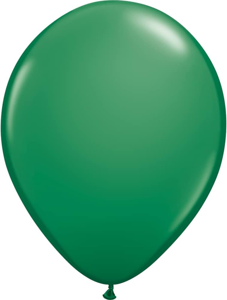 Globo Verde latex 11" con helio