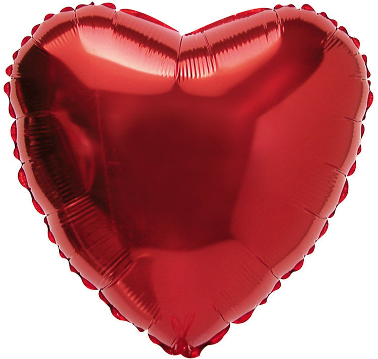Heart 18" CTI Brand Red Foil Balloon