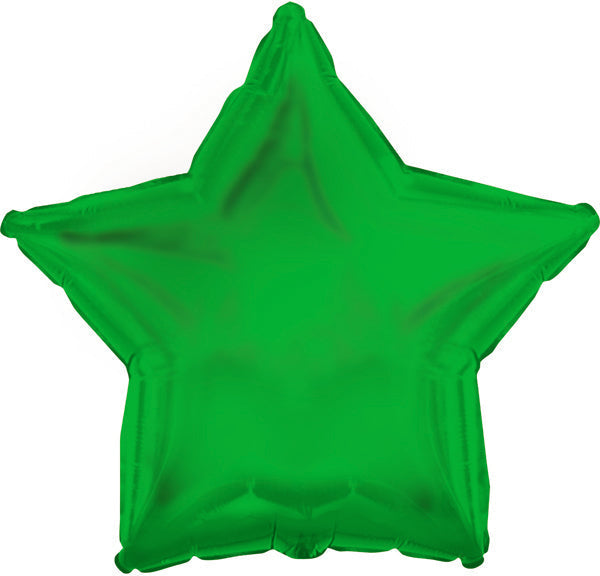 Star 18" CTI Brand Green Foil Balloon