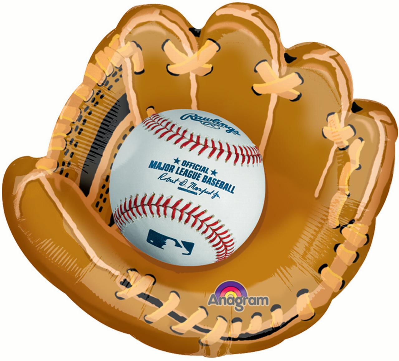25" Major League Baseball Mitt & Ball Super Shape