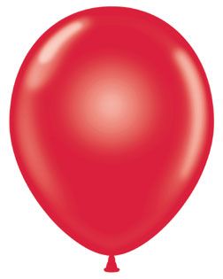 Globo ROJO latex 11" con helio