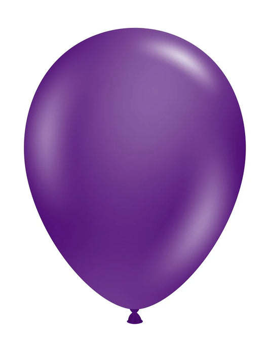 Globo Violeta latex 11" con helio