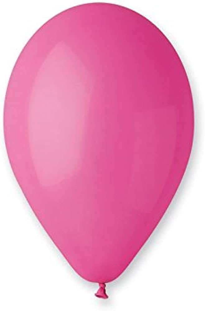 Globo Fucsia latex 11" con helio