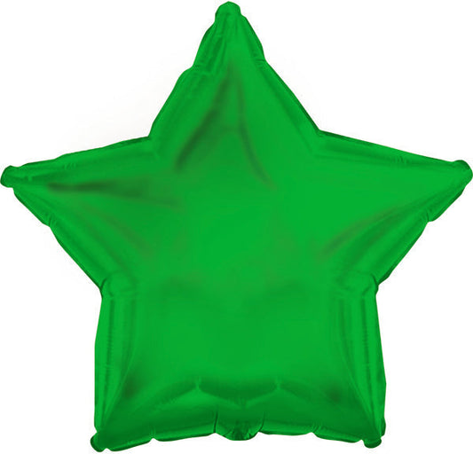 Star 18" CTI Brand Green Foil Balloon