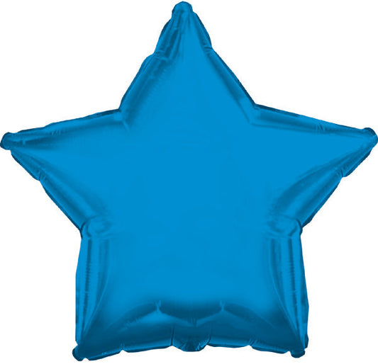 Star 18" CTI Brand Blue Foil Balloon