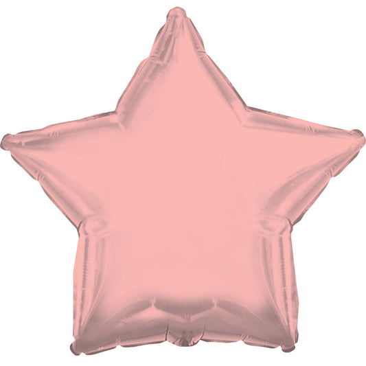 17" Rose Gold Star Balloon
