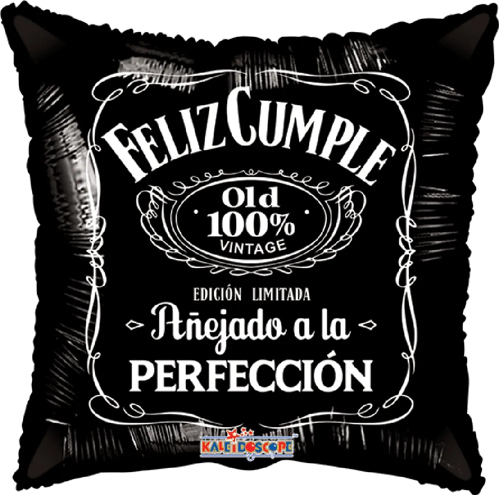 18" Feliz Cumple Añejado a la perfección  Foil Balloon