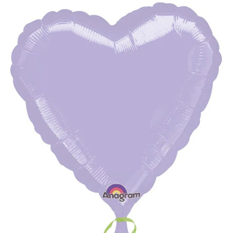 Heart 18" Lilac Anagram Balloon