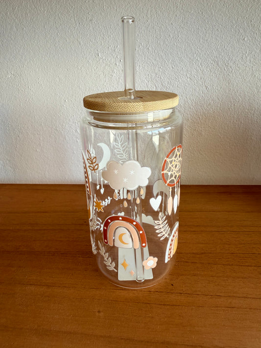 Vaso 16oz cristal con sorbeto