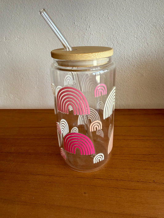 Vaso 16oz cristal con sorbeto