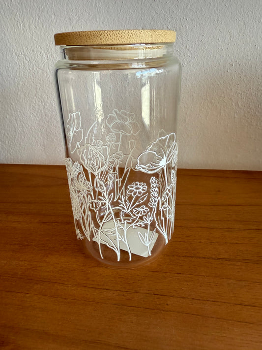 Vaso 16oz cristal con sorbeto