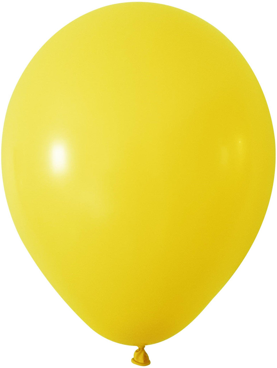 Globo amarillo latex 11" con helio