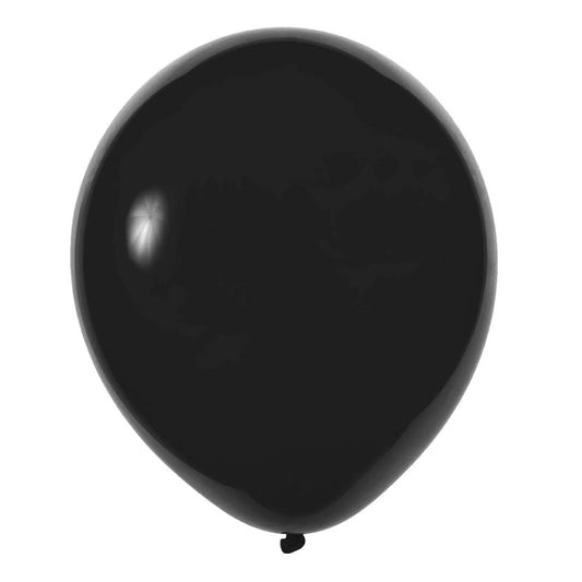 Globo Negro latex 11" con helio