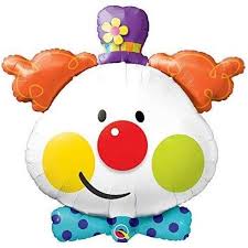 36" Clown Foil Balloon