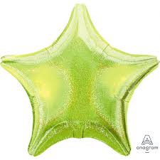 Star 18" Anagram Dazzlers Lime Green