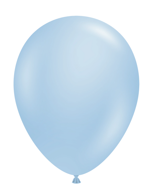 Globo Baby Blue latex 11" con helio
